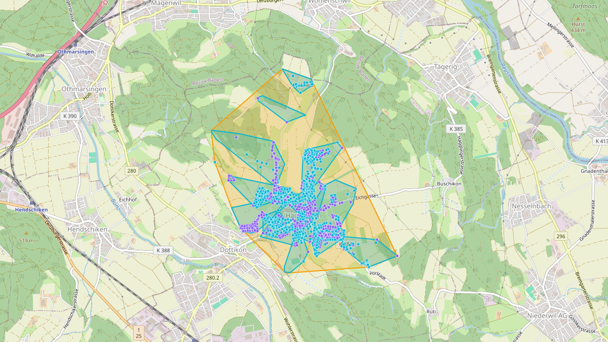 LEG Hägglingen (AG) – Netzgebiet 1