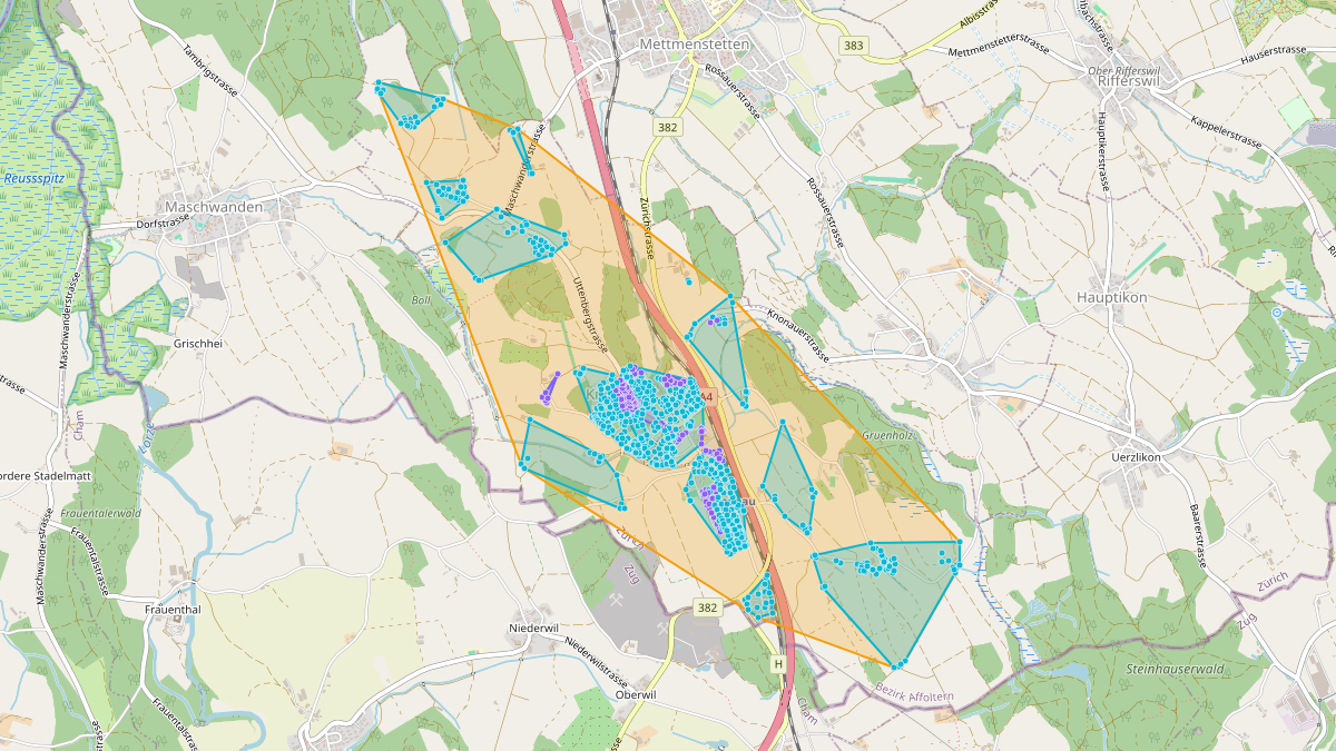 LEG Knonau (ZH) – Netzgebiet 1