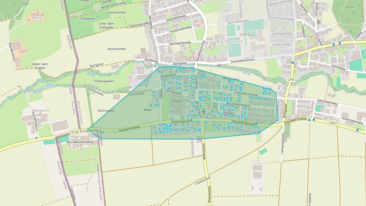 LEG-Potenzial-Karte von Quartier-LEG Langgärte