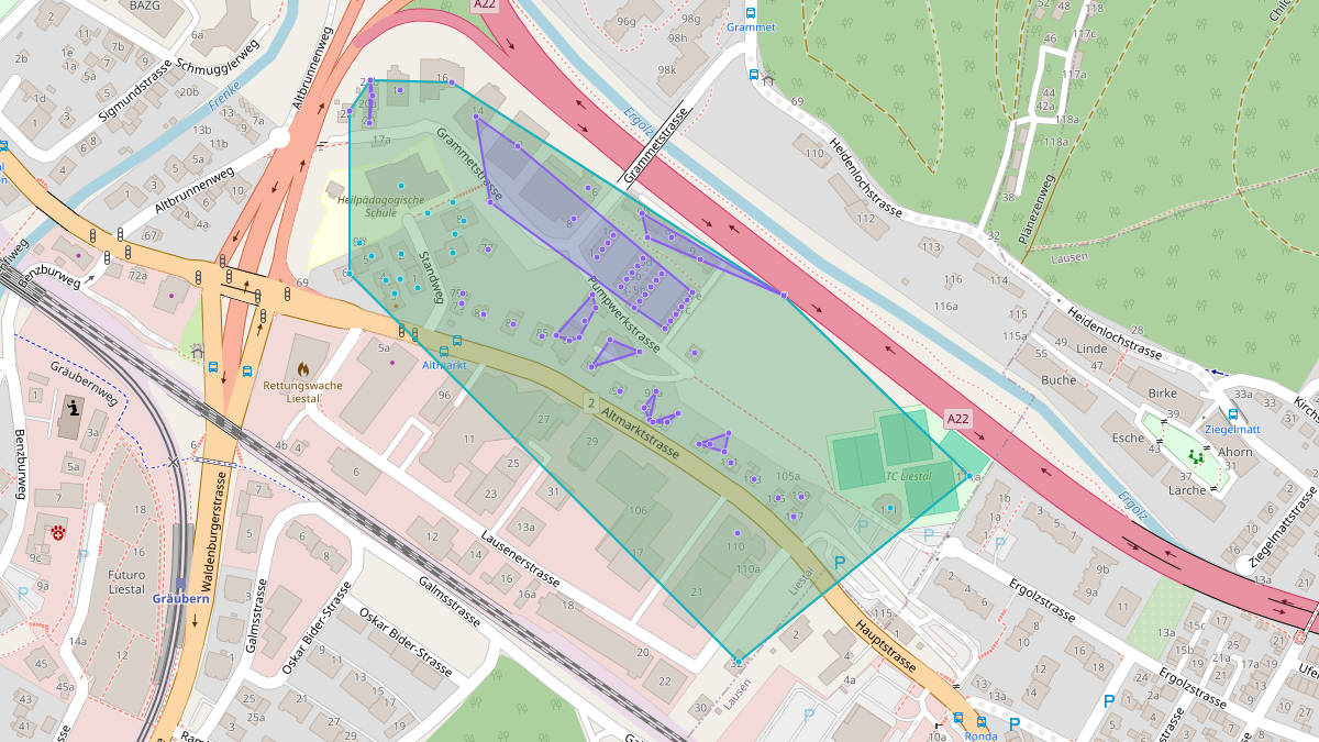LEG Liestal (BL) – Quartier Grammetstrasse 25, Liestal