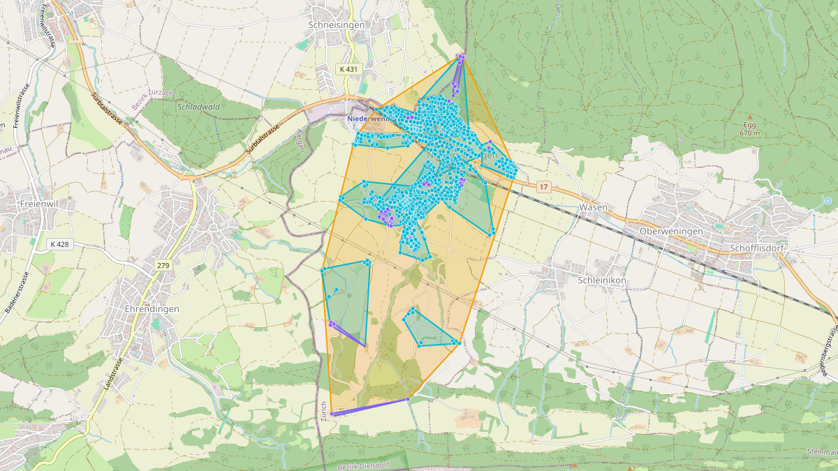LEG Niederweningen (ZH) – Netzgebiet 1