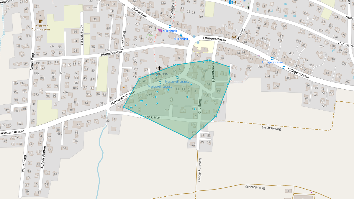LEG-Potenzial-Karte von Quartier-LEG "Dorf"