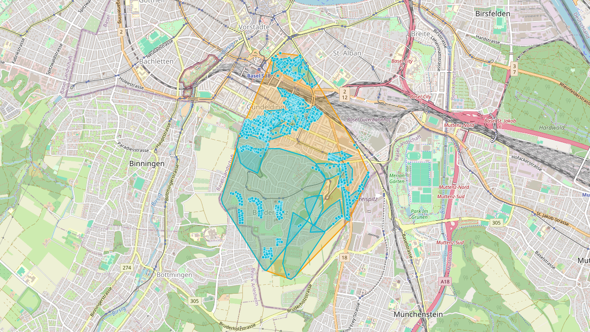 LEG Basel (BS) – Netzgebiet 2