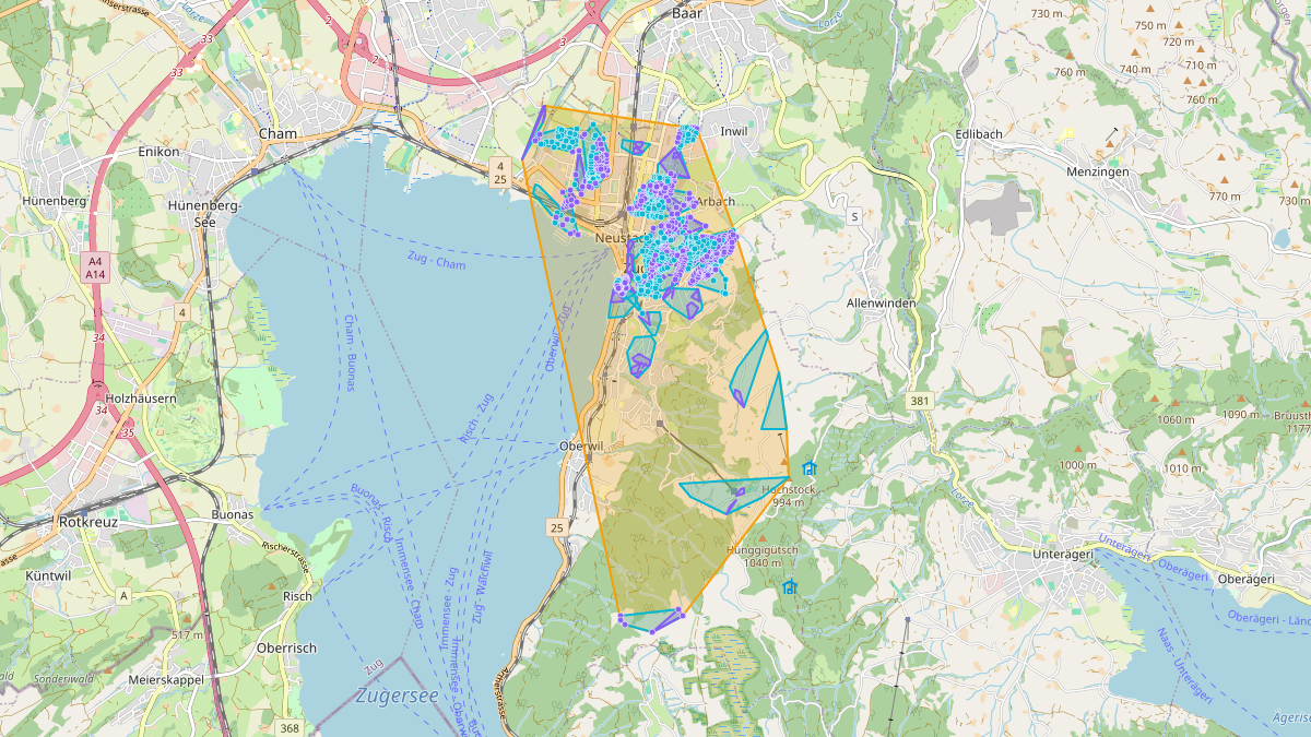 LEG Zug (ZG) – Netzgebiet 2
