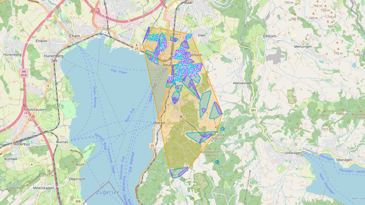LEG Zug (ZG) – Netzgebiet 2