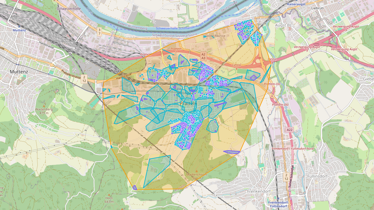 LEG Pratteln (BL) – Netzgebiet 1