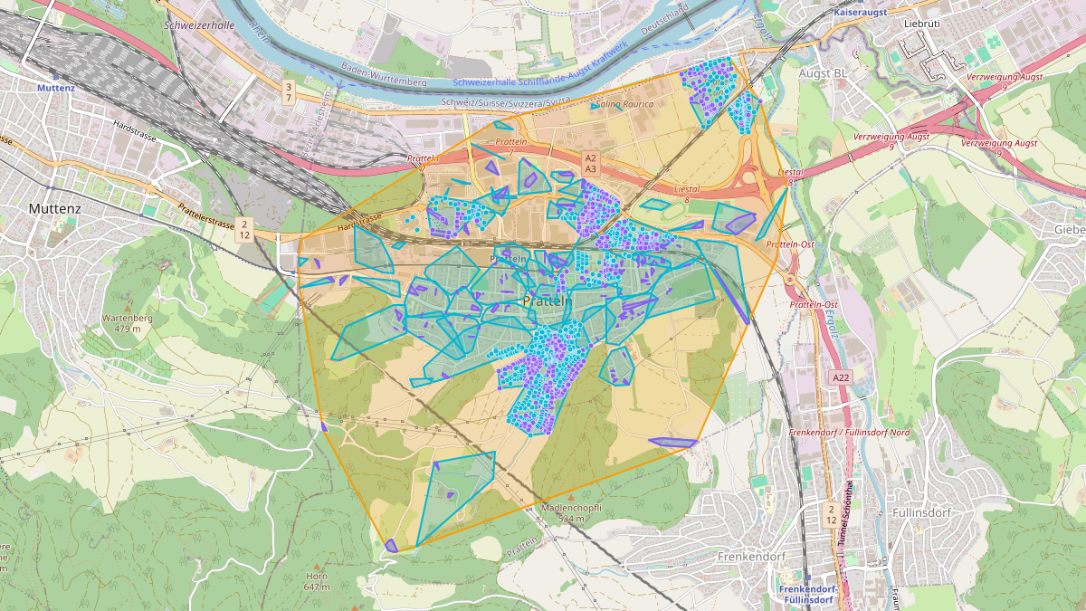 LEG Pratteln (BL) – Netzgebiet 1