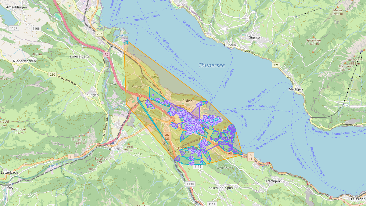 LEG Spiez (BE) – Netzgebiet 1
