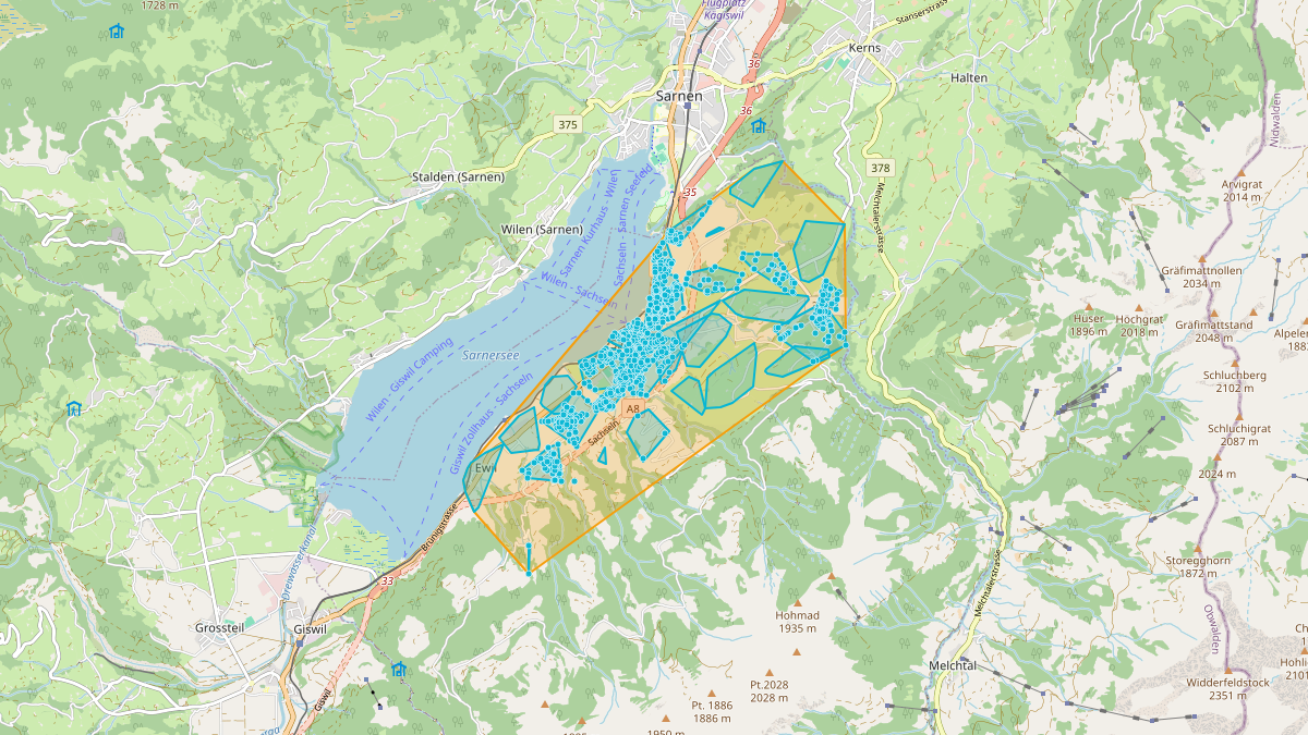 LEG Sachseln (OW) – Netzgebiet 1