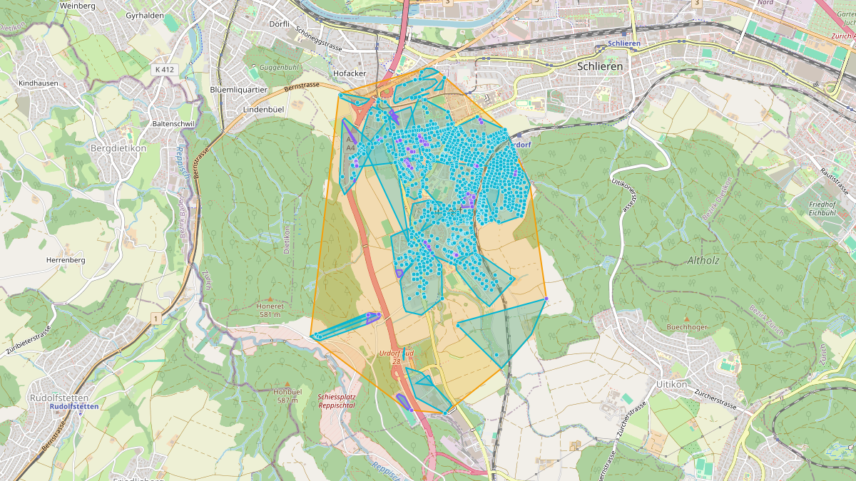 LEG Urdorf (ZH) – Netzgebiet 1