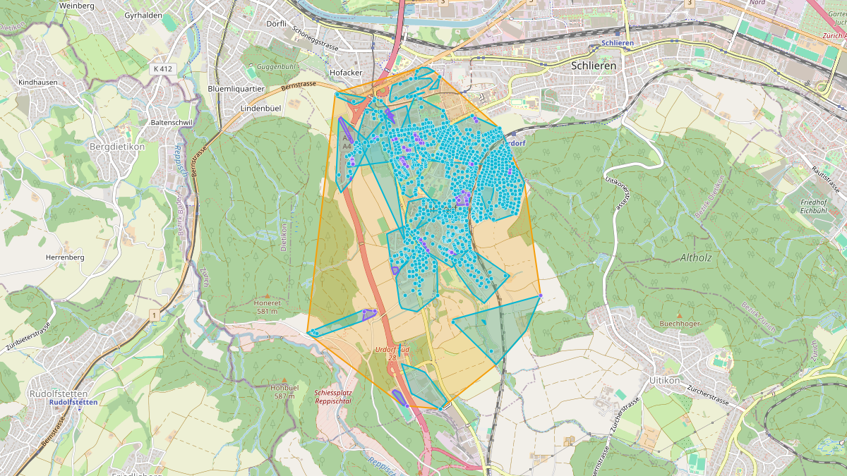 LEG Urdorf (ZH) – Netzgebiet 1