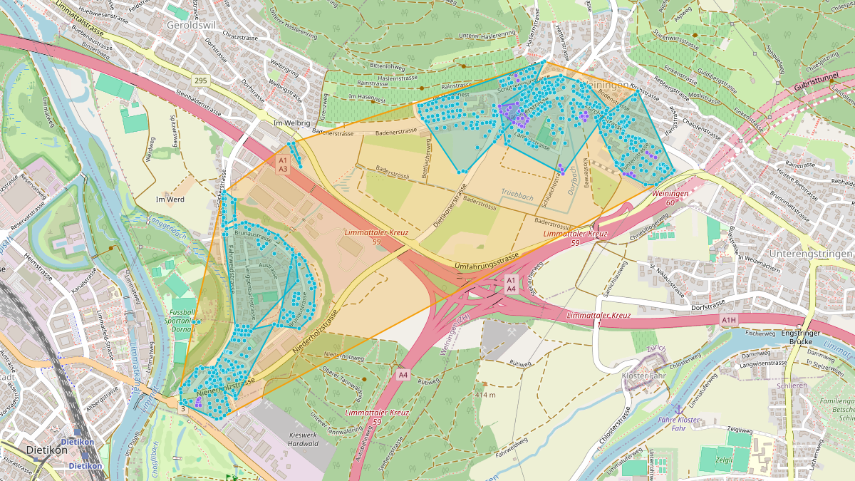 LEG Weiningen (ZH) – Netzgebiet 1