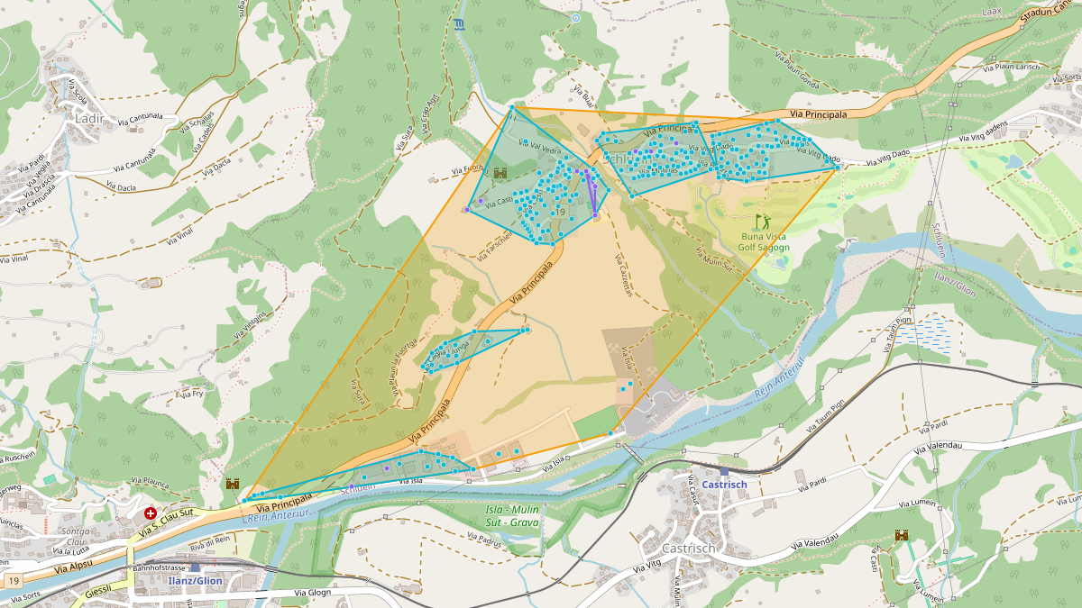 LEG Schluein (GR) – Unterwerk Schluein